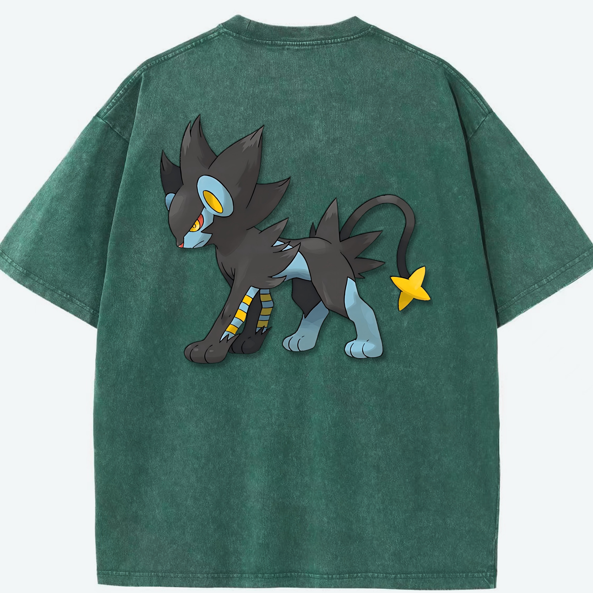 （画像用） Digimon デジタルモンスター/デジモン 綿100% ヴィンテージ風 半袖Tシャツ（背面プリント）